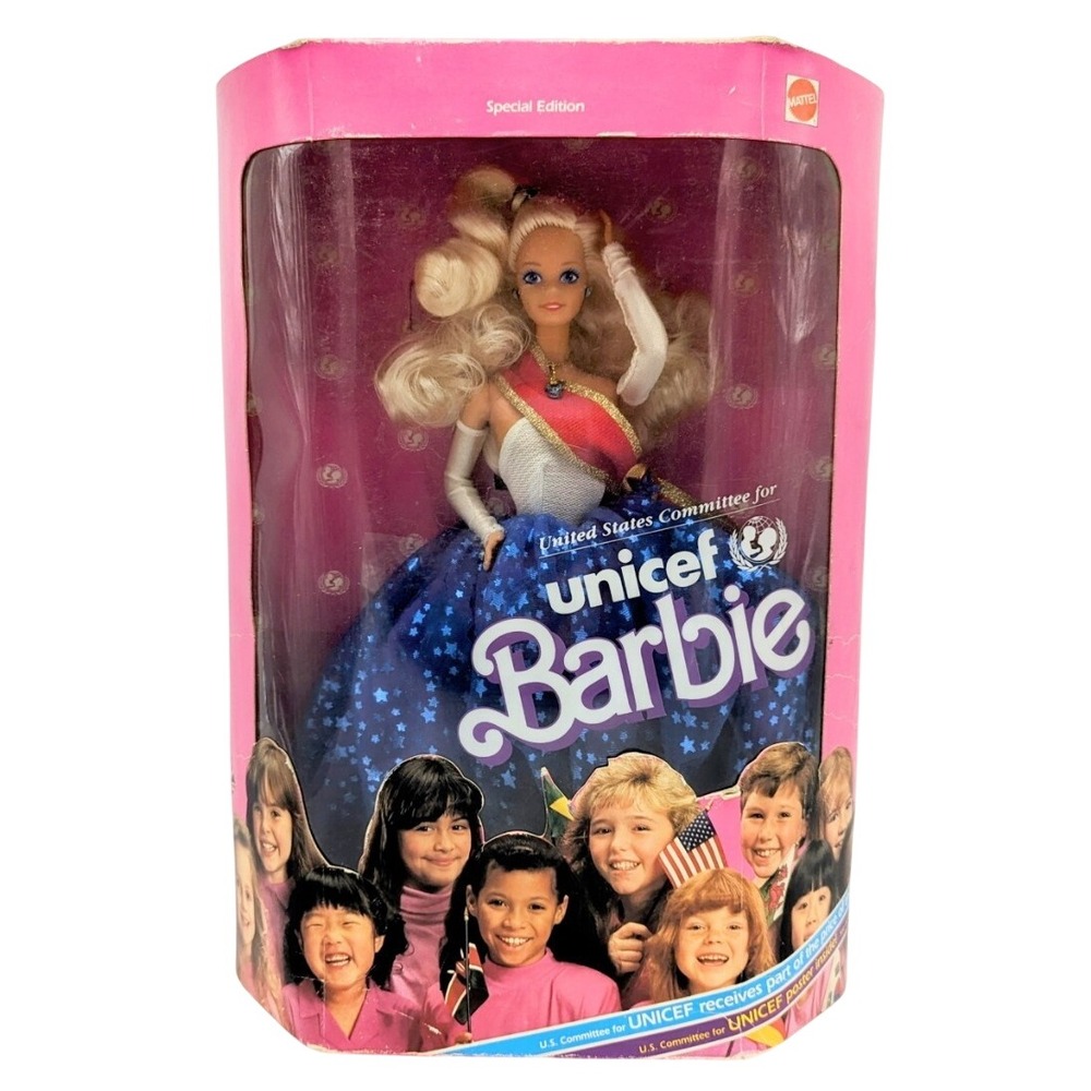 1989 Mattel Unicef Special Edition Barbie Blonde #1920